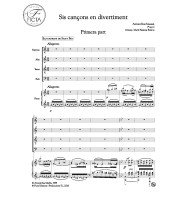 Sis cançons en divertiment (SATB i piano) - Antoni Ros-Marbà