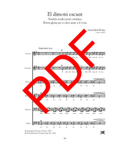 El dimoni escuat - Cor (SATBrB) - Digital