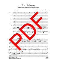 El noi de la mare - (SATB i orgue) - Digital