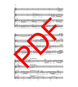 Domine Iesu, noverim me - Cor (SATB) - Digital