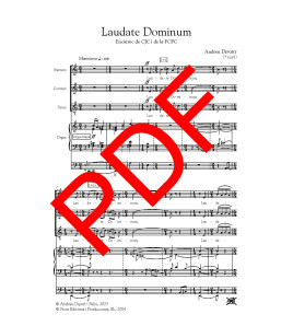 Laudate Dominum - Cor (SAT i orgue) - Digital