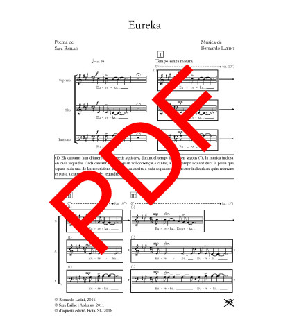 Eureka - Cor (SAB) - Digital