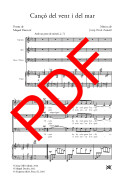 Cançó del vent i el mar - Cor (SAT/B i piano) - Digital