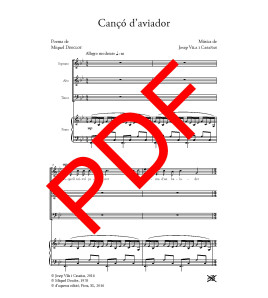 Cançó d'aviador - Cor (SAT i piano) - Digital