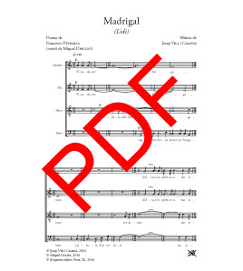 Madrigal - Cor (SATB) - Digital