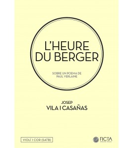 L'heure du berger for choir (SATB) and violin