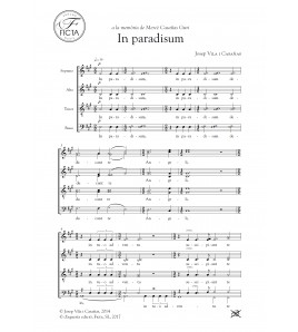 In paradisum para coro (SATB)