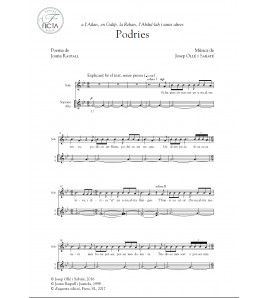 Podries (veus mixtes) Josep Ollé - Joana Raspall