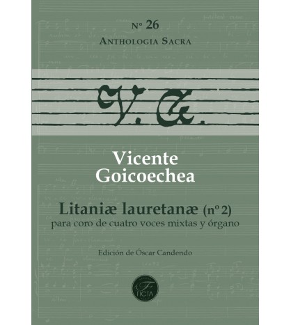 Litaniæ Lauretanæ (Nº 2) for choir (ATTB) and organ