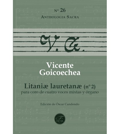 Litaniæ Lauretanæ (Nº 2) para coro (ATTB) y órgano