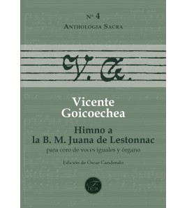 Himno a la B. M. Juana de Lestonnac para coro (SSAA) y organo