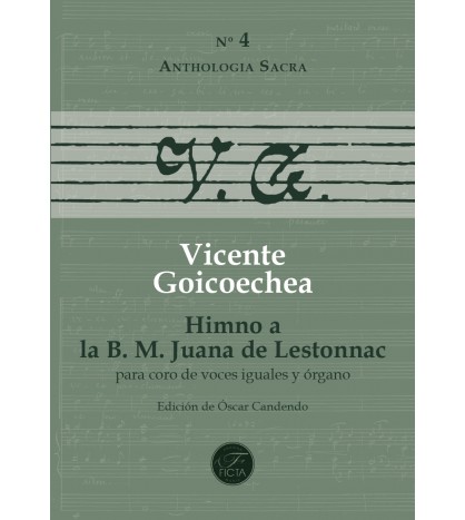 Himno a la B. M. Juana de Lestonnac for choir (SSAA) and organ