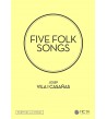 Five folk songs ( SA - piano ) - vocal score