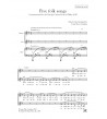 Five folk songs ( SA - piano ) - vocal score