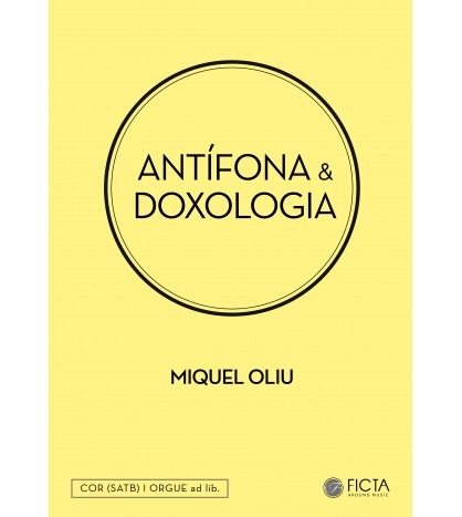 Antífona i doxologia - Cor (SATB) i orgue ad lib.