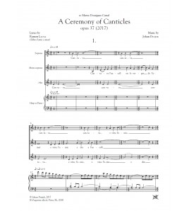 A ceremony of canticles - Cor (SMzA) i piano/arpa