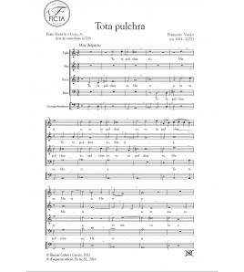 Tota pulchra - Coro (SATB) y cont.