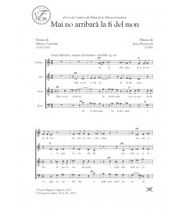 Mai no arribarà la fi del mon - Cor (SATB)