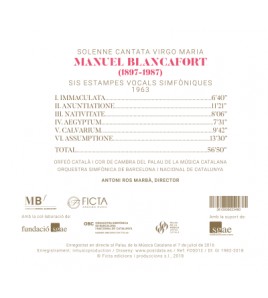 Solenne Cantata Virgo Maria - CD