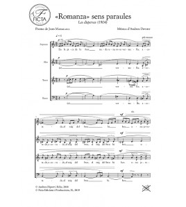 «Romanza» sens paraules - Choir (SATB)