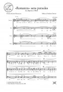 «Romanza» sens paraules - Choir (SATB)