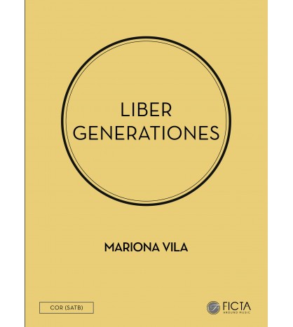 Liber generationes - Choir SATB