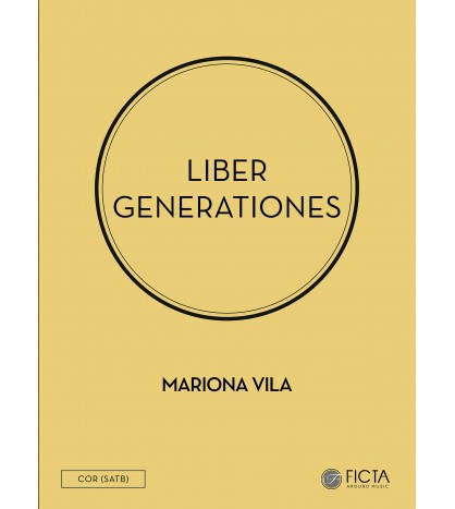 Liber generationes - Cor SATB