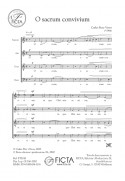 O sacrum convivium - Cor (SATB) DIGITAL