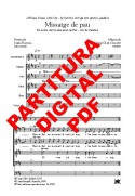 Missatge de pau - Cor (SATB), violoncel i copes DIGITAL