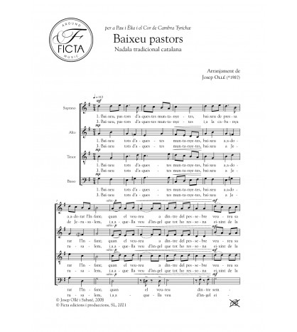 Baixeu pastors (Cor SATB)