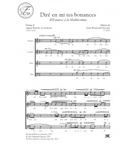 Diré en mi tes bonances - Cor (SATB)