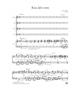 Rosa dels vents - Cor (SATB) i piano