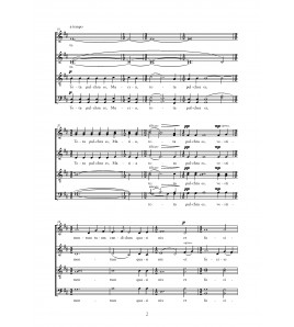 Tota pulchra es - Cor SATB