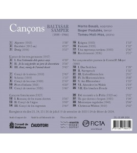 Baltasar Samper - Cançons (CD)