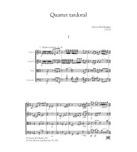 Quartet tardoral (partitura general) - Antoni Ros-Marbà