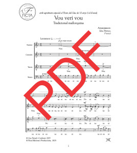Vou veri vou - Cor (SATB) - Lluc Bonal - Digital