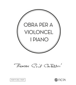 Obra per a violoncel i piano - Francesc Civil