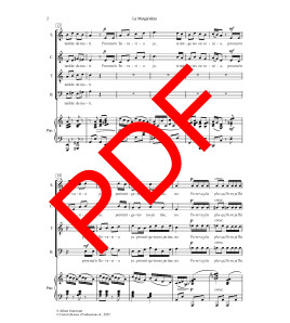 La Margarideta - Cor (SATB) i piano - Digital