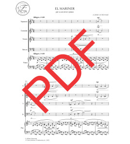 El Mariner - Cor (SATB) i piano - Digital