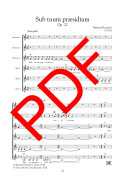 Sub tuum praesidium - Cor (SSSAAA) - Digital