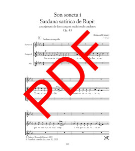 Son soneta i Sardana satírica de Rupit - Cor (SSA) - Digital