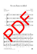 No era lluny ni difícil - Cor (SATB) - Digital