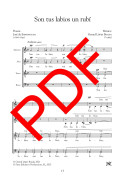 Són tus labios un rubí - Cor (SATB) - Digital