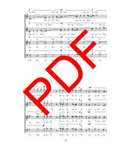 Són tus labios un rubí - Cor (SATB) - Digital