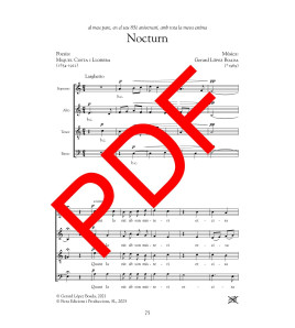 Nocturn - Cor (SATB) - Digital