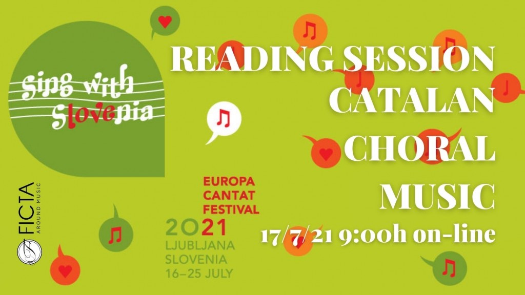Sesión de lectura de Música Coral Catalana al Festival Europa Cantat, Ljubljana 2021