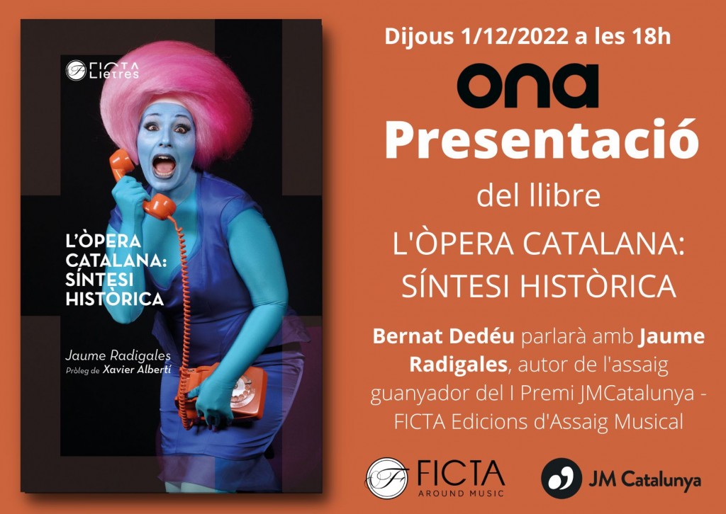 Presentació del llibre L'ÒPERA CATALANA