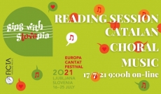 Reading session on Catalan Choral Music at Europa Cantat Ljubljana Festival 2021