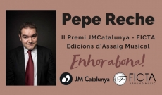 Pepe Reche guanya el II Premi JMCatalunya - FICTA Edicions d’Assaig Musical 
