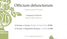 La Companyia Musical interpreta Officium defunctorum de T.L. de Victoria